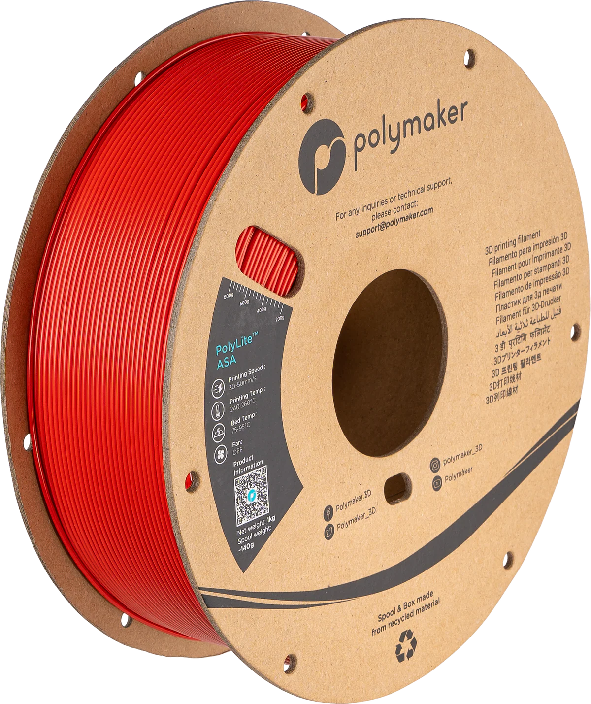 polylite asa 1.75mm 1kg red 805debf9 74a0 4fd1 9d17 5181c4341428