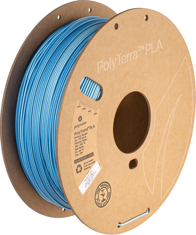 polyterra dual pla 1.75mm 1kg glacier blue ice 5414f5d2 0526 4bc9 9176 baf3c110385f